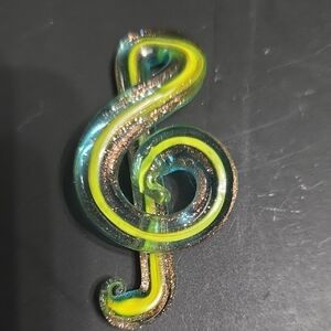 Colorful Treble Clef Pendant